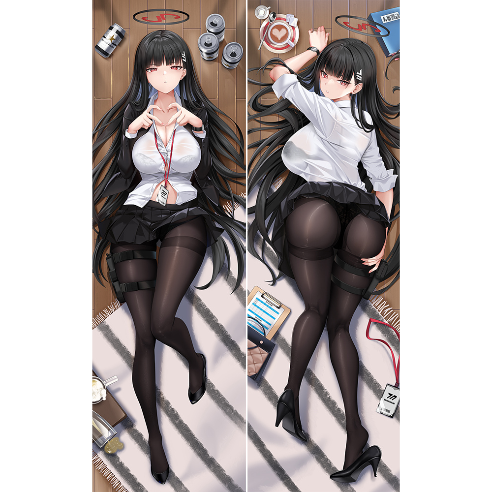 蔚藍檔案 調月莉音 等身抱枕