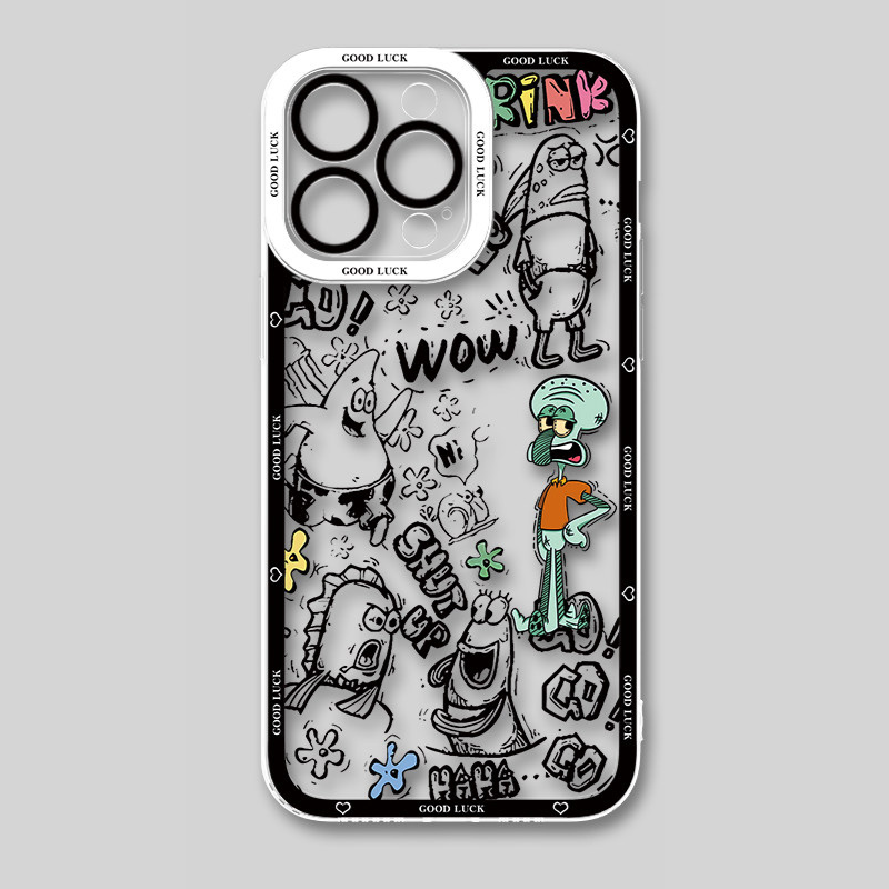 海綿寶寶天使眼透明防摔軟殼