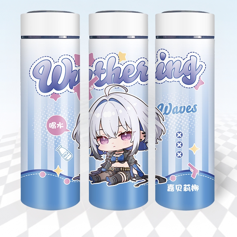 鳴潮大容量便攜智能溫顯保溫杯