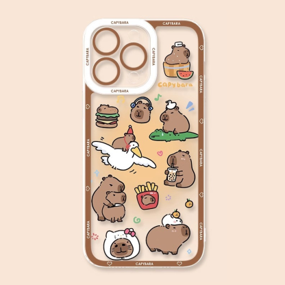 卡皮巴拉天使眼透明防摔軟殼-ZUIHANG SHOP