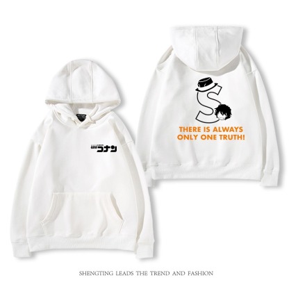 名偵探柯南 2025秋冬新款 親子情侶裝連帽衛衣