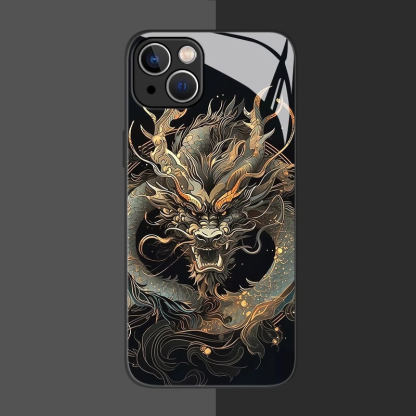 國潮黑龍新款高清全包防摔玻璃殼-ZUIHANG SHOP