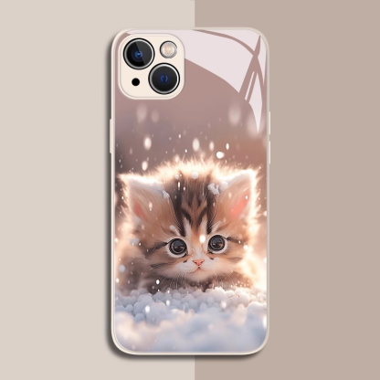 可愛貓咪新款高清全包防摔玻璃殼-ZUIHANG SHOP