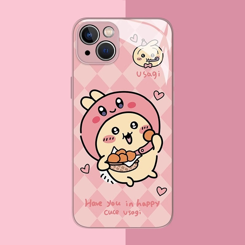 Chiikawa情侶新款高清全包防摔玻璃殼-ZUIHANG SHOP