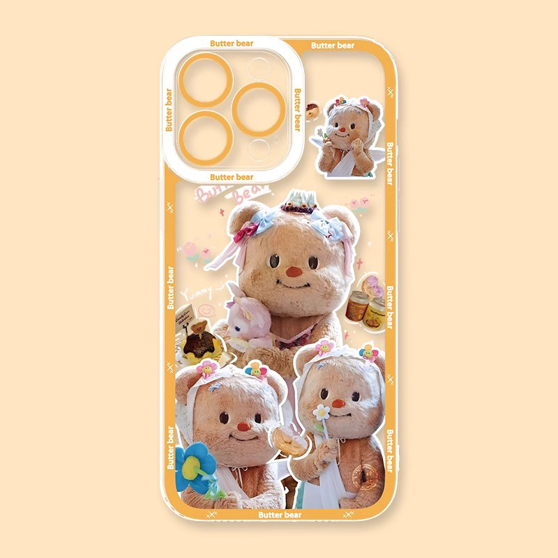 奶油小熊天使眼透明防摔軟殼-ZUIHANG SHOP