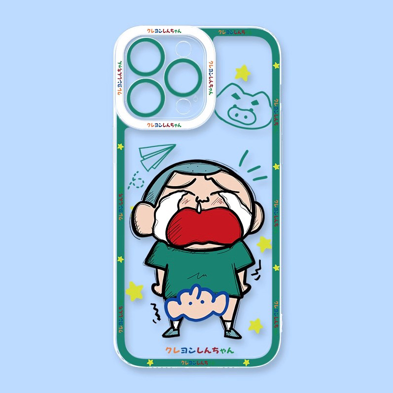 蠟筆小新天使眼透明防摔軟殼