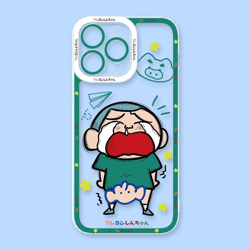 蠟筆小新天使眼透明防摔軟殼
