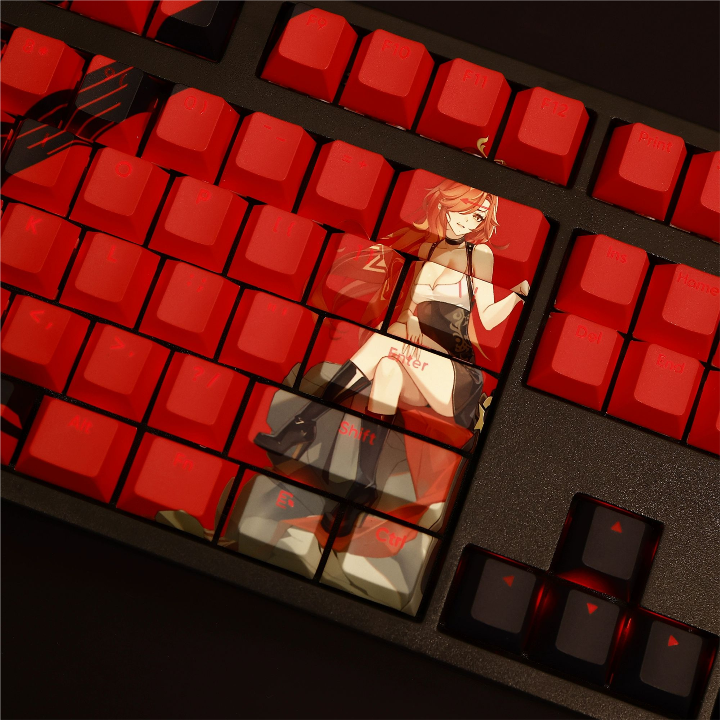 火神納塔透光RGB108鍵標準配列衛星軸鍵帽
