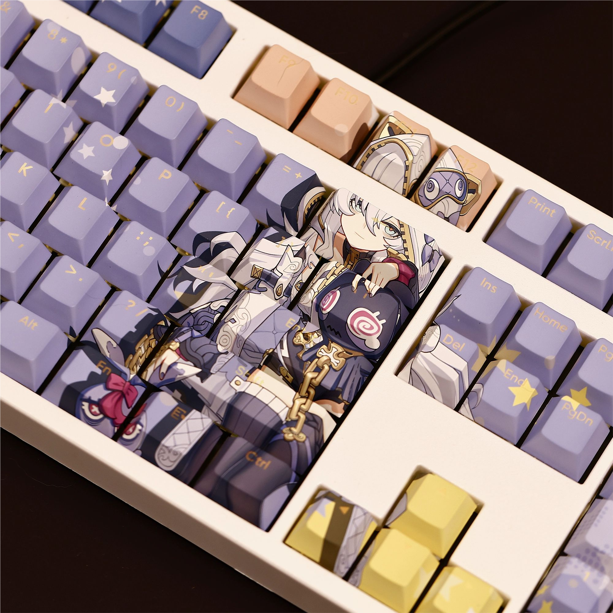 德麗莎天命難逃透光RGB108鍵標準配列衛星軸鍵帽-ZUIHANG SHOP