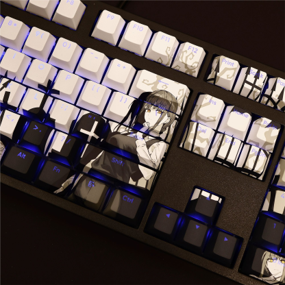 瑪奇瑪透光RGB108鍵標準配列衛星軸鍵帽