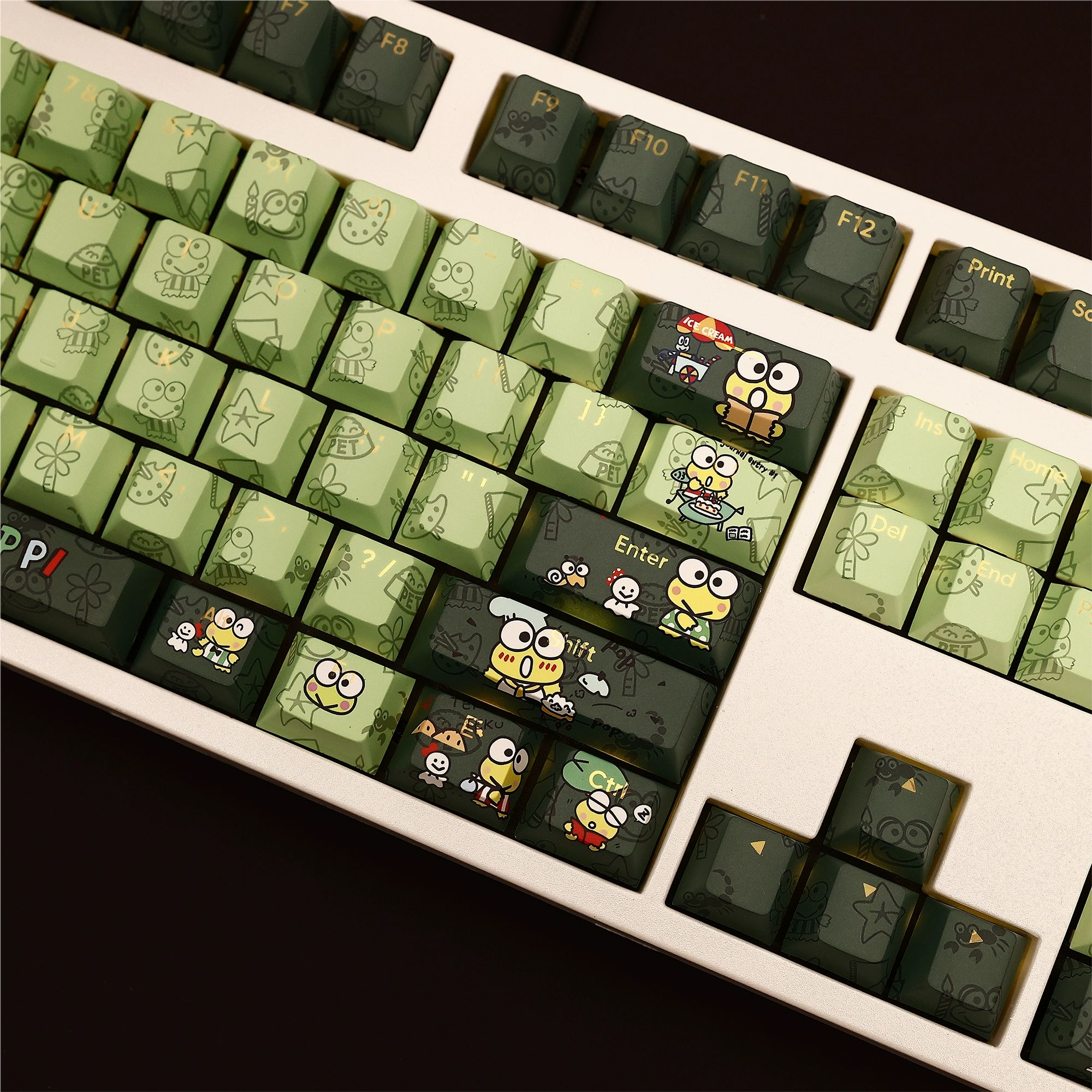 可洛比透光RGB108鍵標準配列衛星軸鍵帽-ZUIHANG SHOP