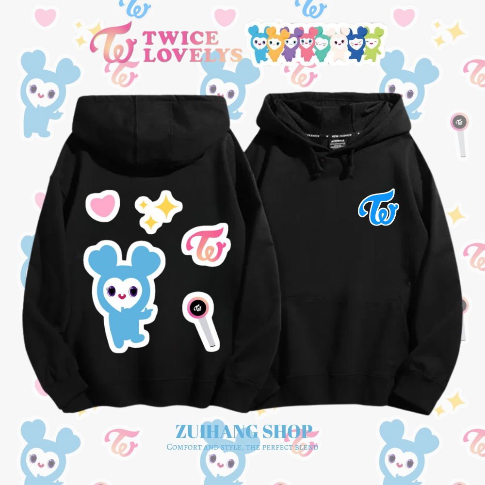 Twicelovely新款 親子情侶男女款連帽衛衣-ZUIHANG SHOP