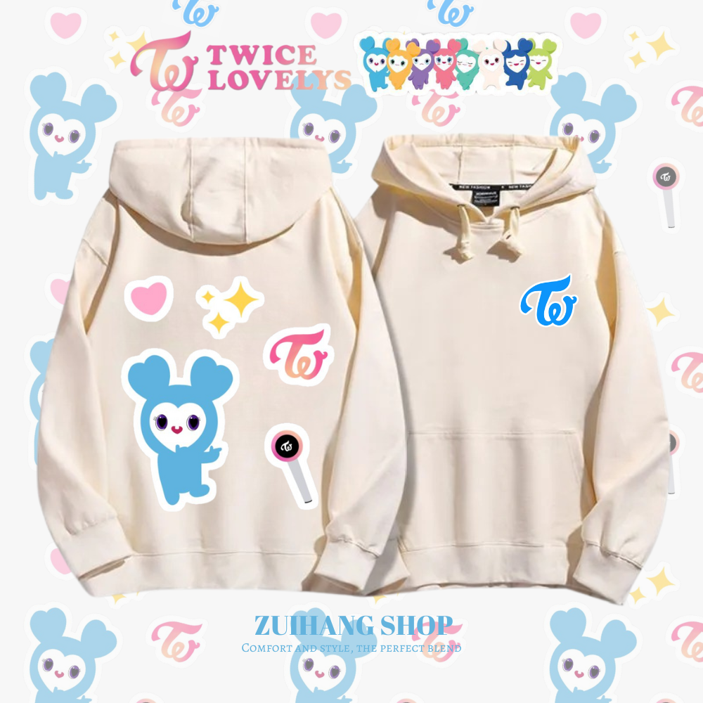 Twicelovely新款 親子情侶男女款連帽衛衣-ZUIHANG SHOP