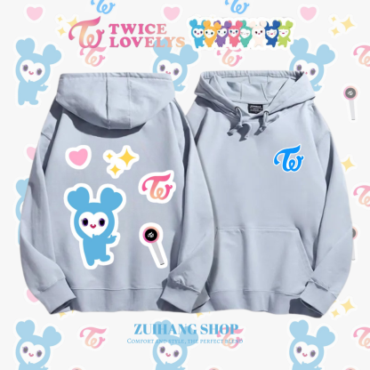 Twicelovely新款 親子情侶男女款連帽衛衣-ZUIHANG SHOP