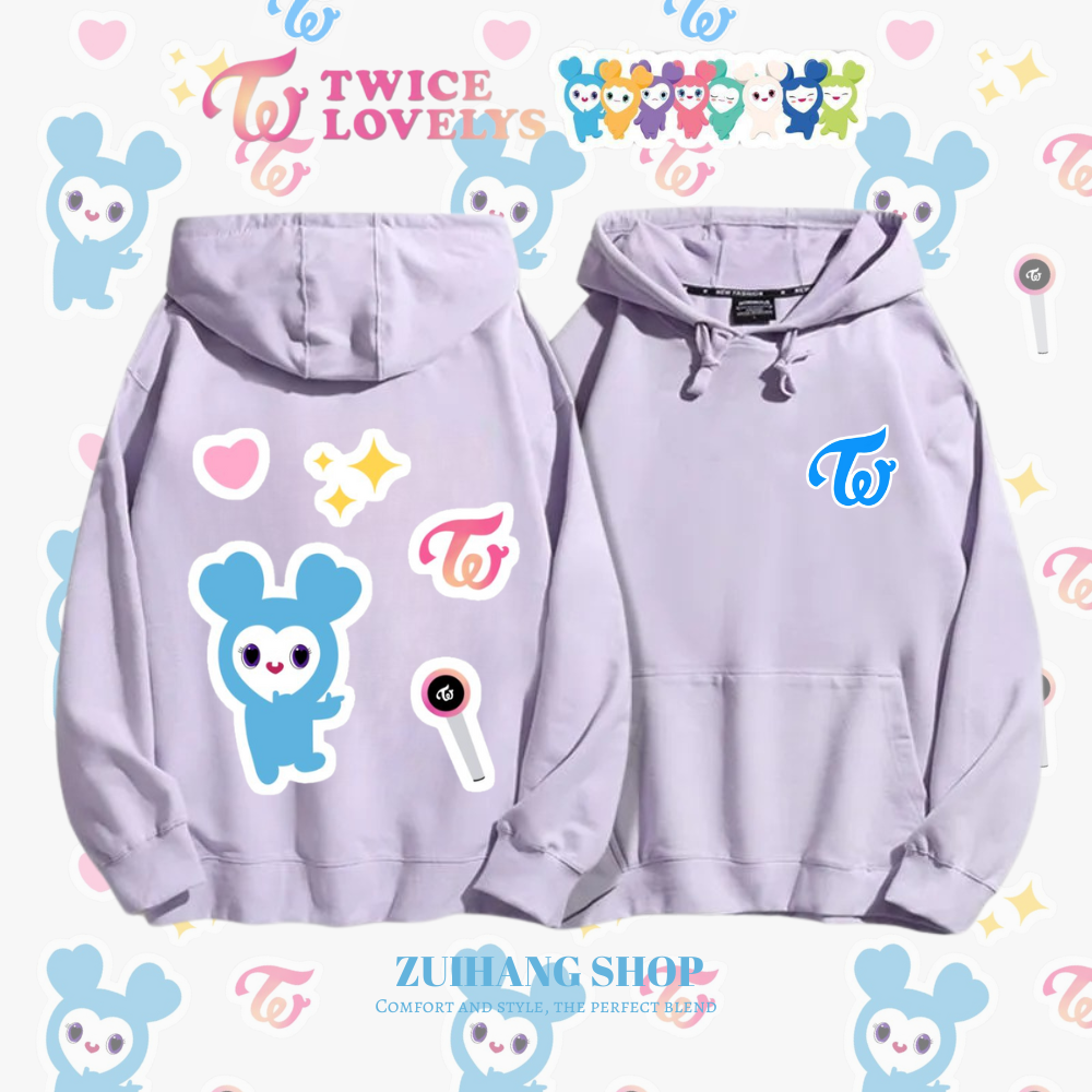 Twicelovely新款 親子情侶男女款連帽衛衣-ZUIHANG SHOP