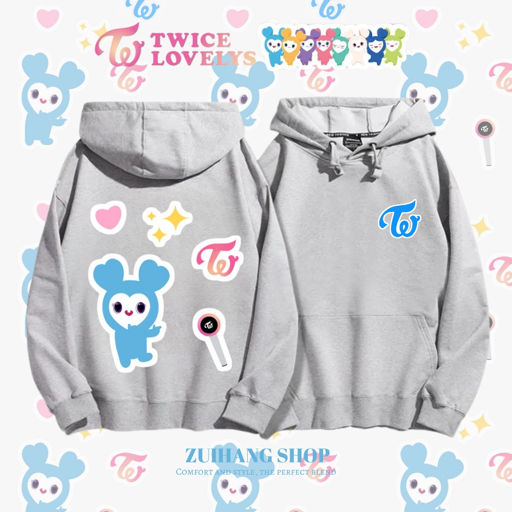 Twicelovely新款 親子情侶男女款連帽衛衣-ZUIHANG SHOP