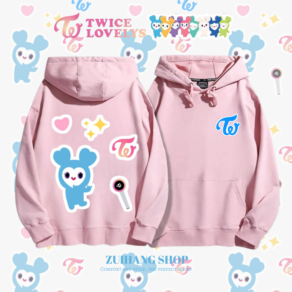 Twicelovely新款 親子情侶男女款連帽衛衣-ZUIHANG SHOP