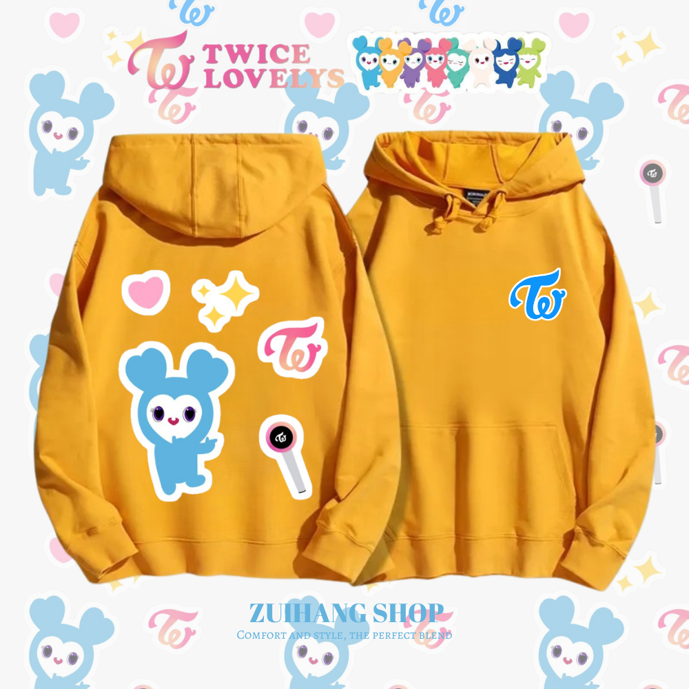 Twicelovely新款 親子情侶男女款連帽衛衣-ZUIHANG SHOP