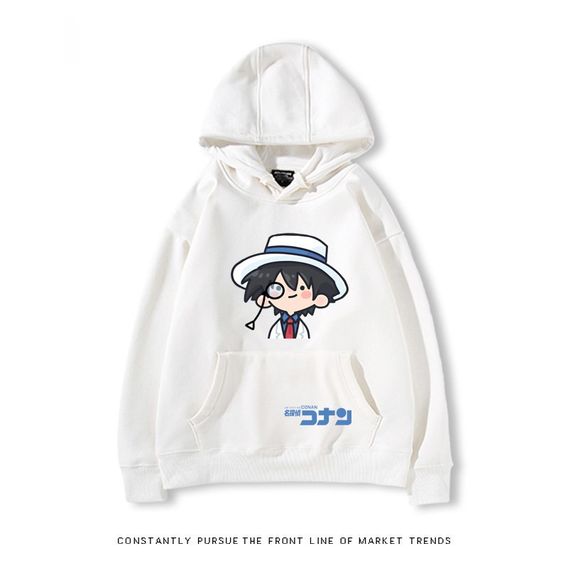 名偵探柯南 秋冬新款 親子情侶裝連帽衛衣