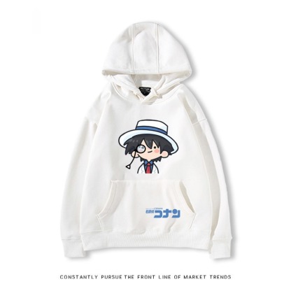 名偵探柯南 秋冬新款 親子情侶裝連帽衛衣