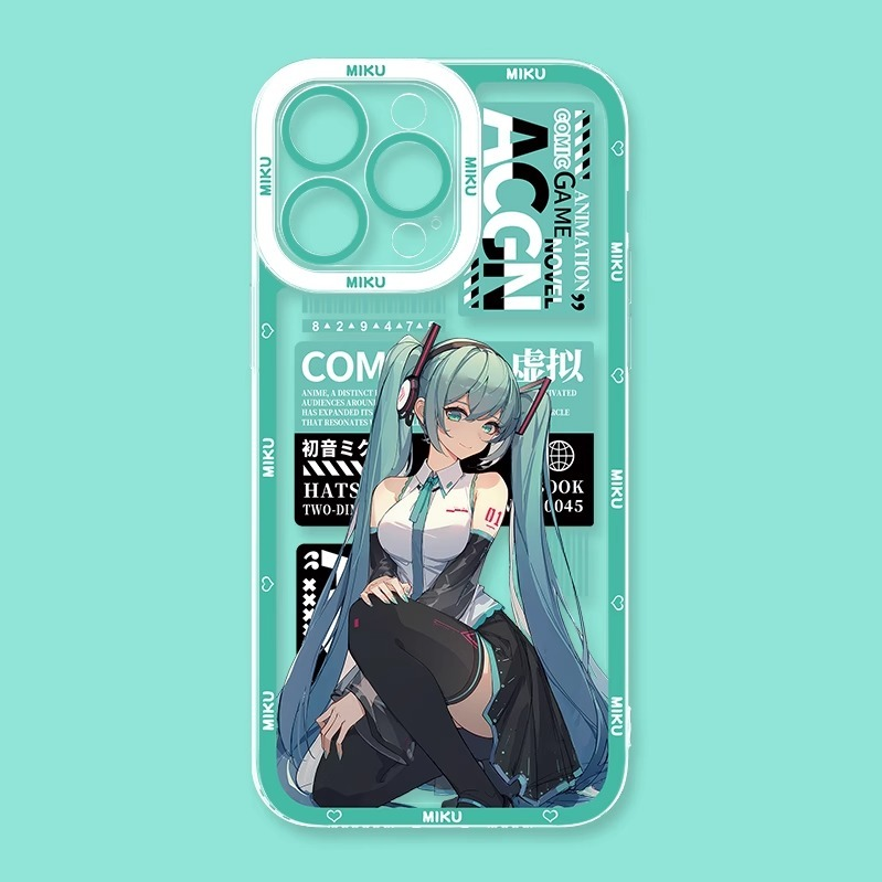 初音未來天使眼透明防摔軟殼