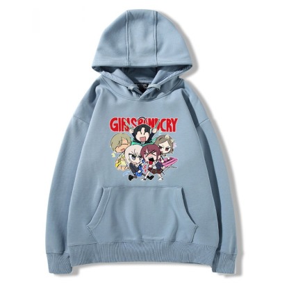 Girls Band Cry 秋冬新款 親子情侶裝連帽衛衣