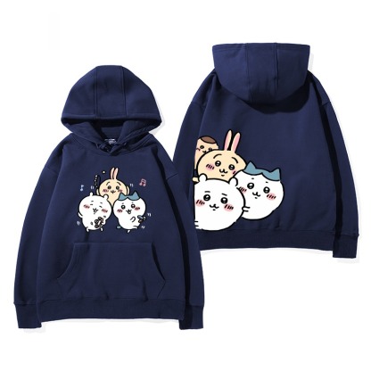 Chiikawa 2025秋冬新款 親子情侶男女連帽衛衣