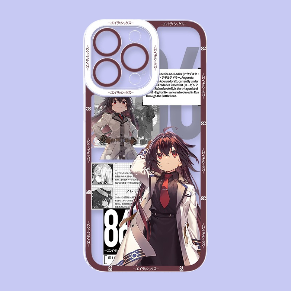 86不存在的戰區天使眼透明防摔軟殼-ZUIHANG SHOP