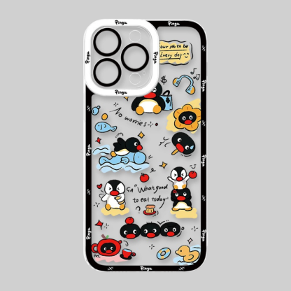 Pingu企鵝天使眼透明防摔軟殼-ZUIHANG SHOP