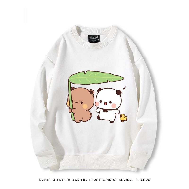 一二布布 秋冬新款 親子情侶裝圓領長袖