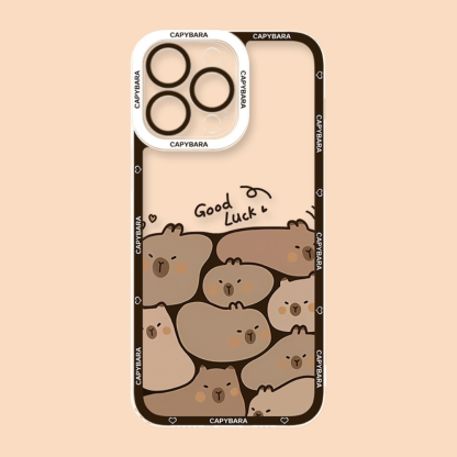 卡皮巴拉天使眼透明防摔軟殼-ZUIHANG SHOP