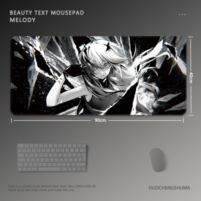 黑白動漫 主題桌墊 布質滑鼠墊-ZUIHANG SHOP