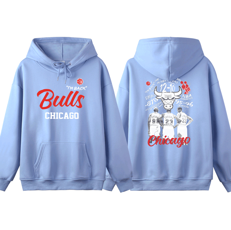 公牛隊新款 親子情侶男女款連帽衛衣-ZUIHANG SHOP