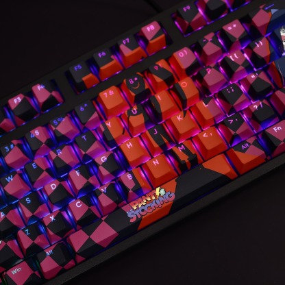 吊帶襪天使透光RGB108鍵標準配列衛星軸鍵帽-ZUIHANG SHOP