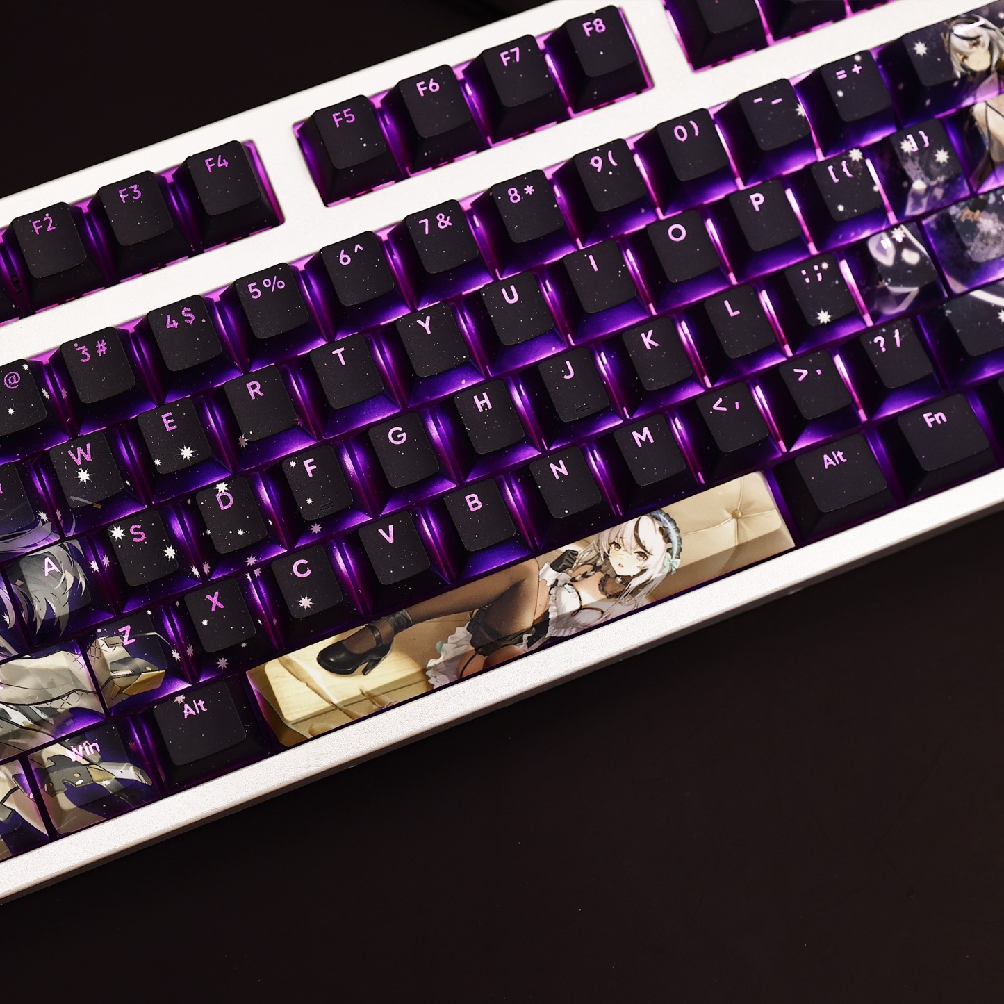 琴諾透光RGB108鍵標準配列衛星軸鍵帽-ZUIHANG SHOP