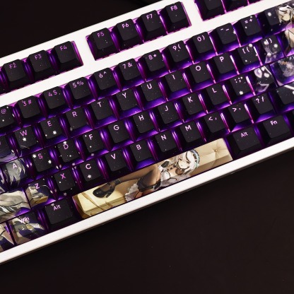 琴諾透光RGB108鍵標準配列衛星軸鍵帽-ZUIHANG SHOP