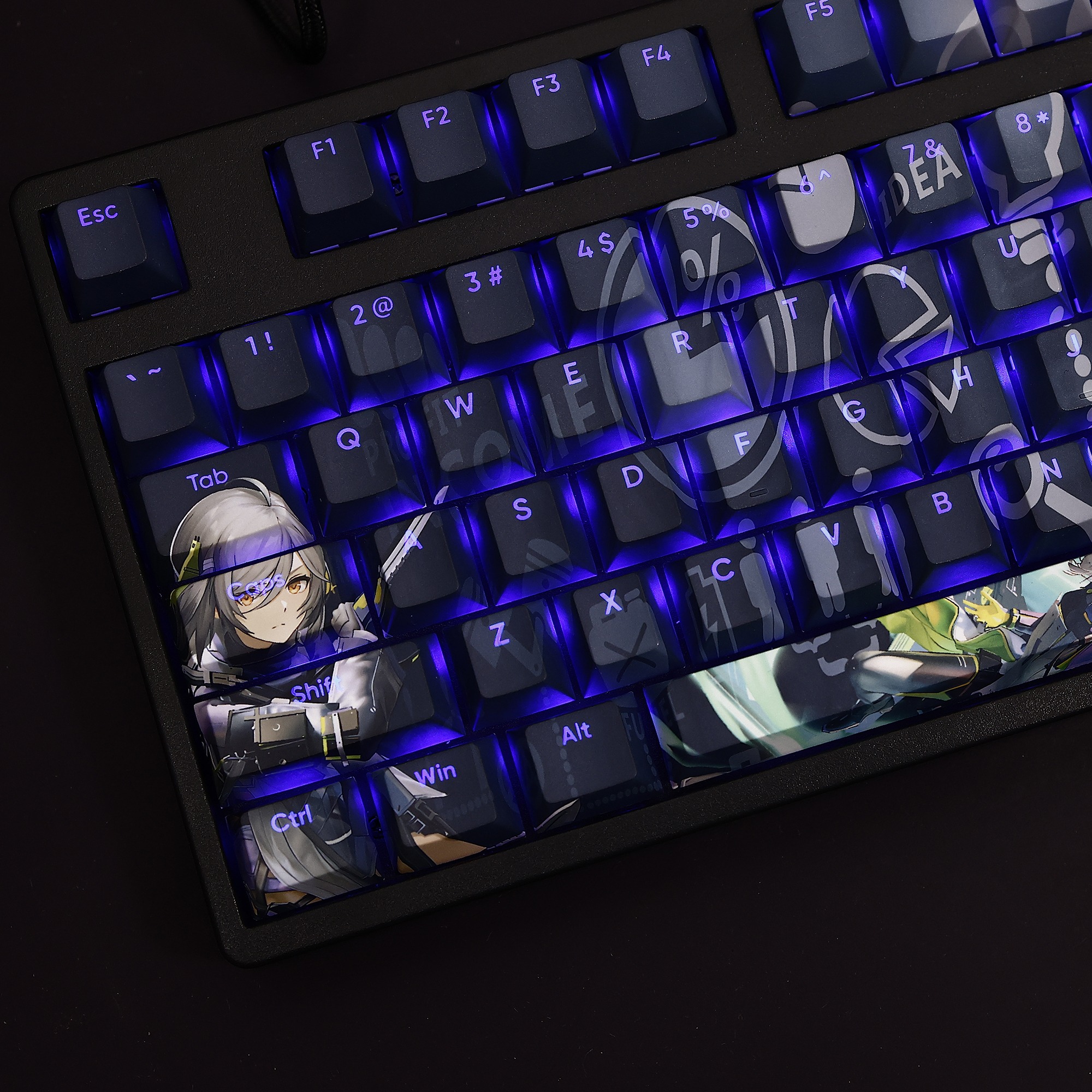 安卡希雅透光RGB108鍵標準配列衛星軸鍵帽-ZUIHANG SHOP