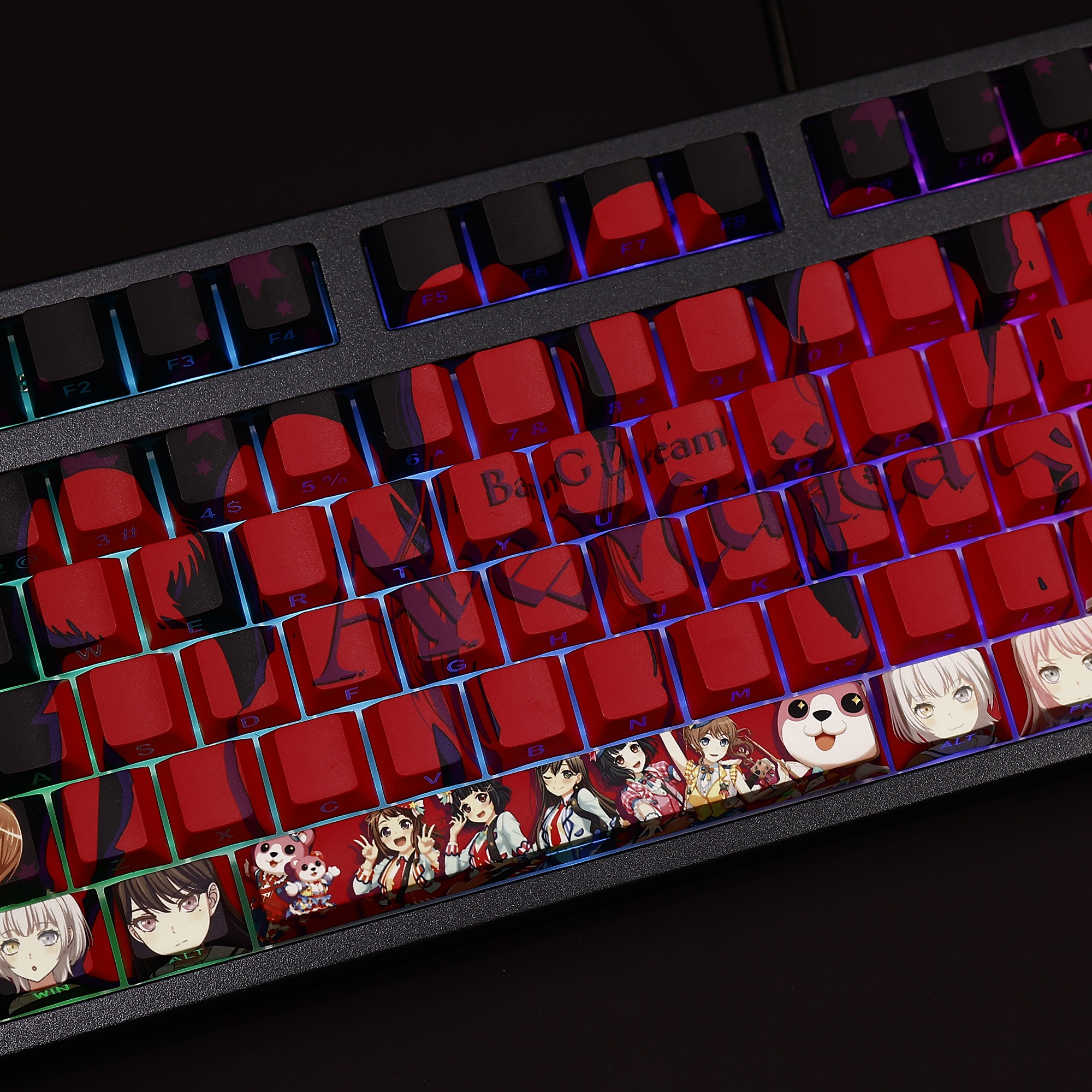 頌樂人偶透光RGB108鍵標準配列衛星軸鍵帽-ZUIHANG SHOP
