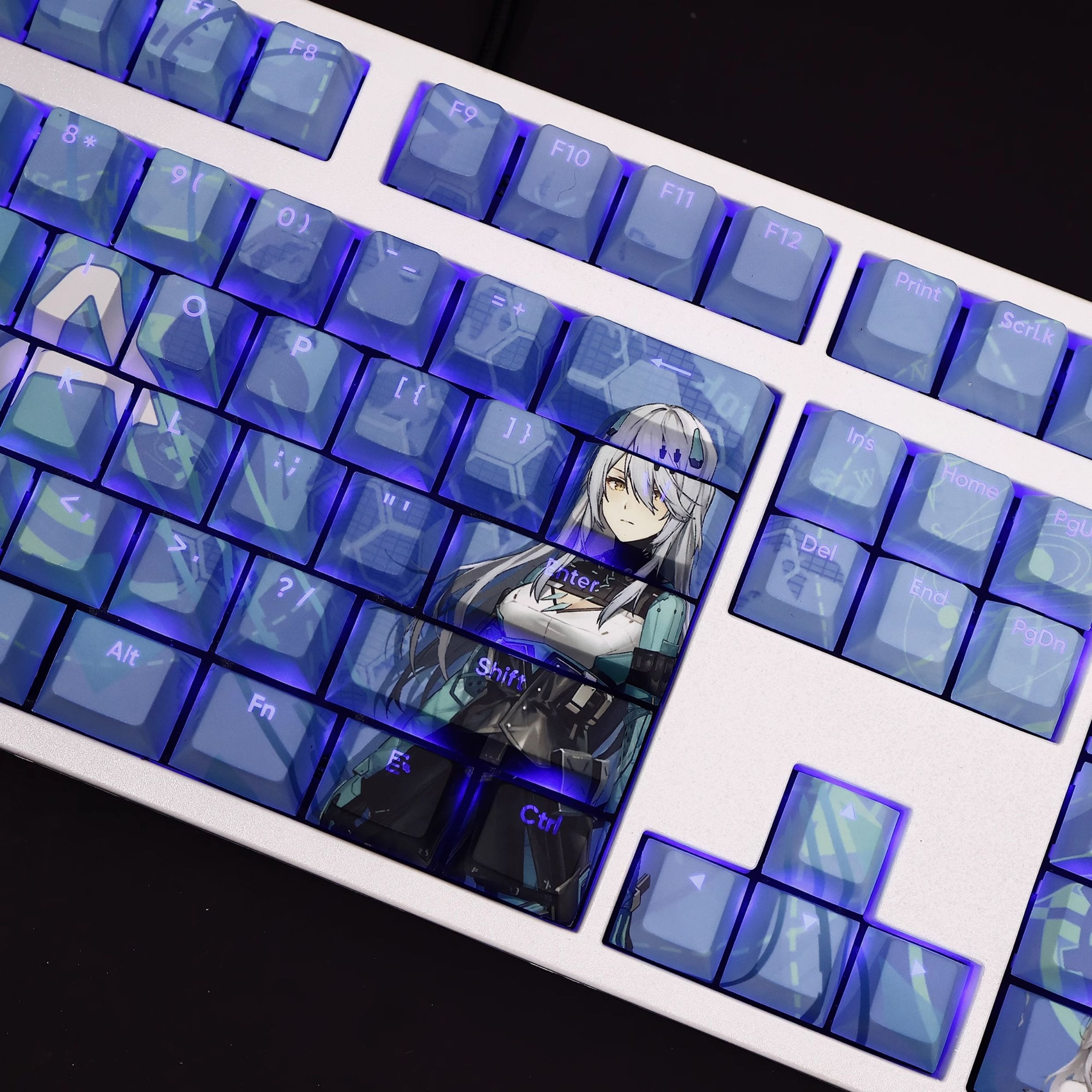 里芙·貝斯特拉透光RGB108鍵標準配列衛星軸鍵帽-ZUIHANG SHOP