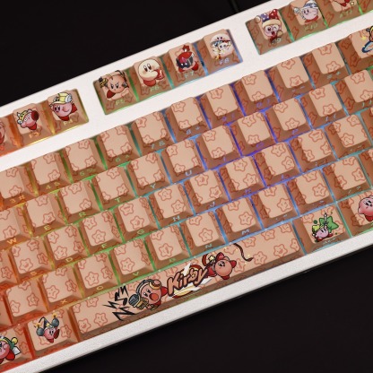 星之卡比透光RGB108鍵標準配列衛星軸鍵帽-ZUIHANG SHOP