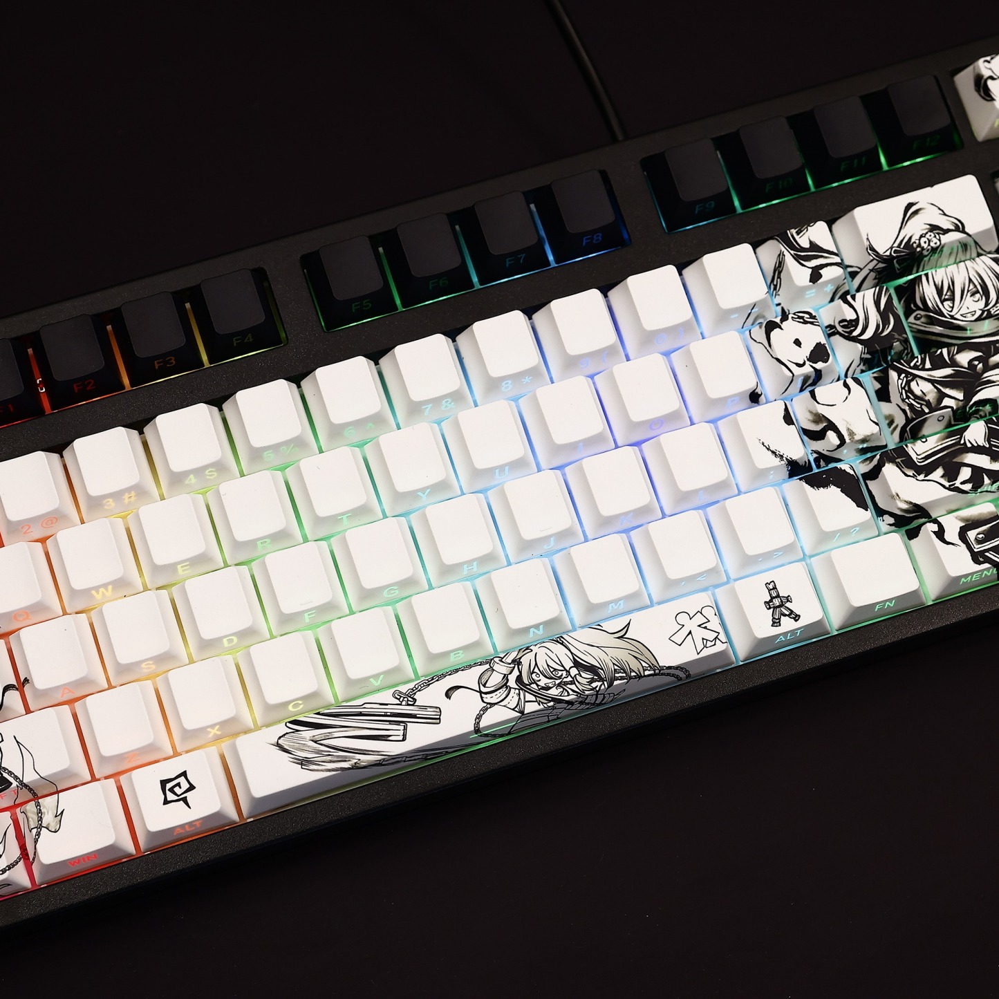 宮出口瑞靈東方Project透光RGB108鍵標準配列衛星軸鍵帽-ZUIHANG SHOP