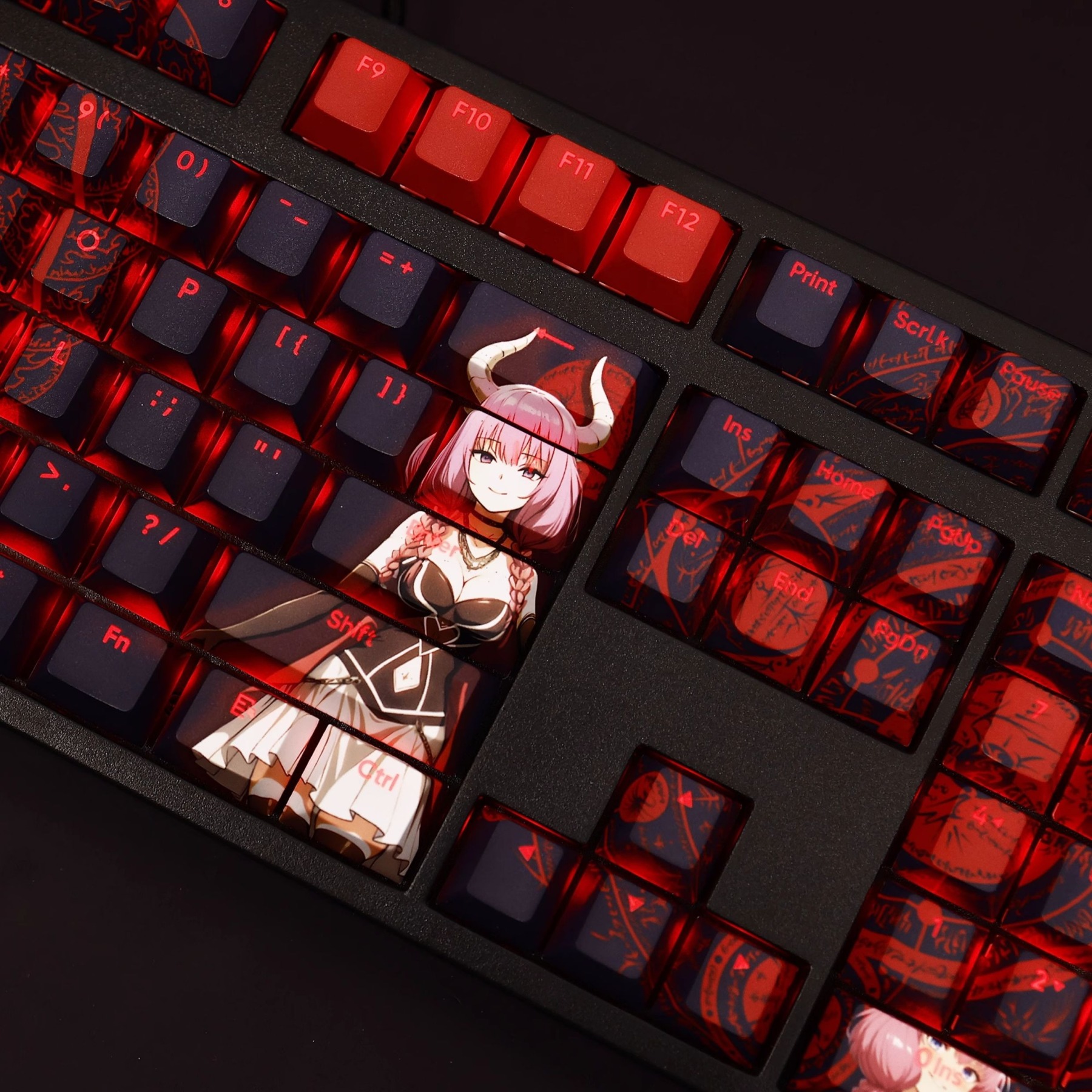 阿烏拉透光RGB108鍵標準配列衛星軸鍵帽-ZUIHANG SHOP