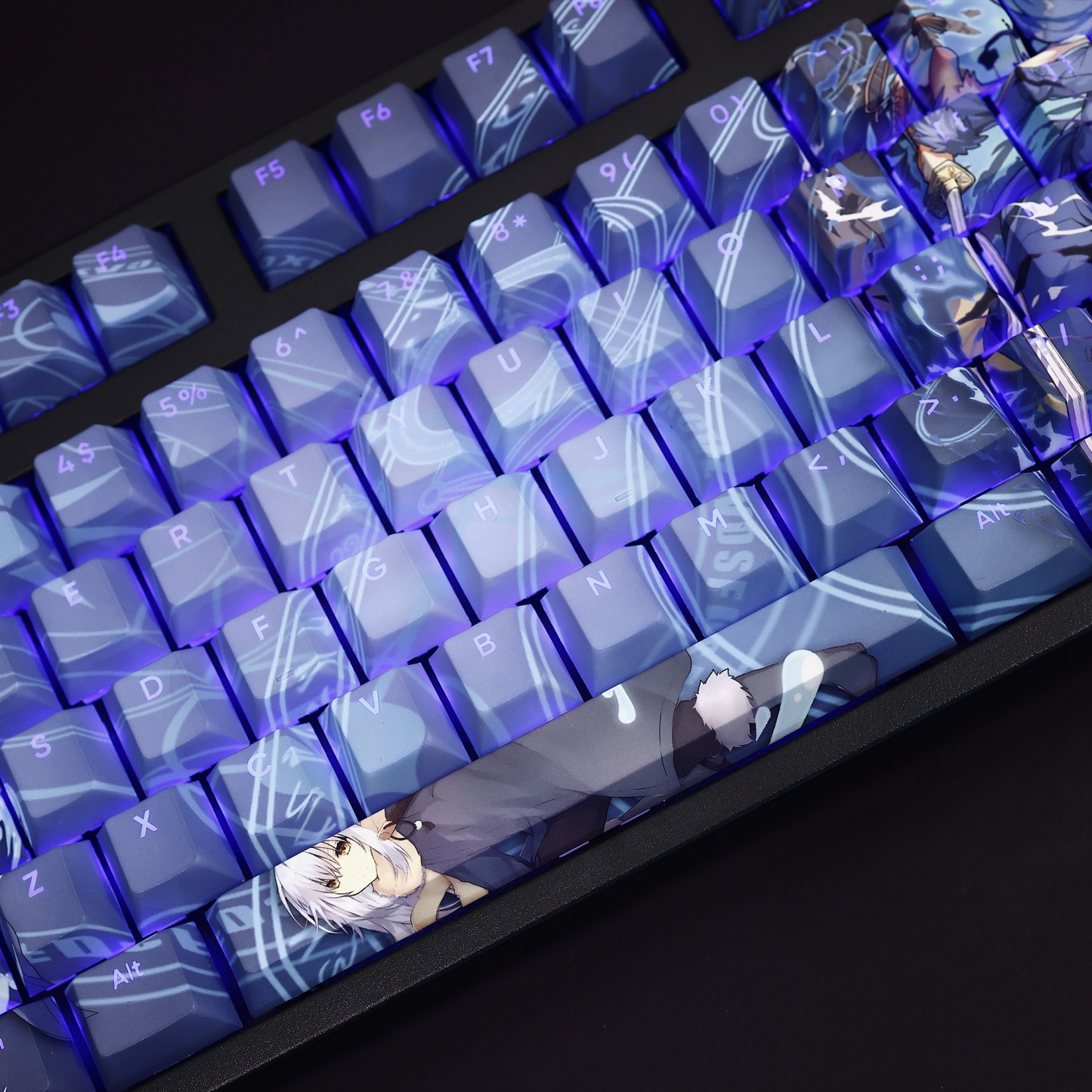 利姆魯透光RGB108鍵標準配列衛星軸鍵帽