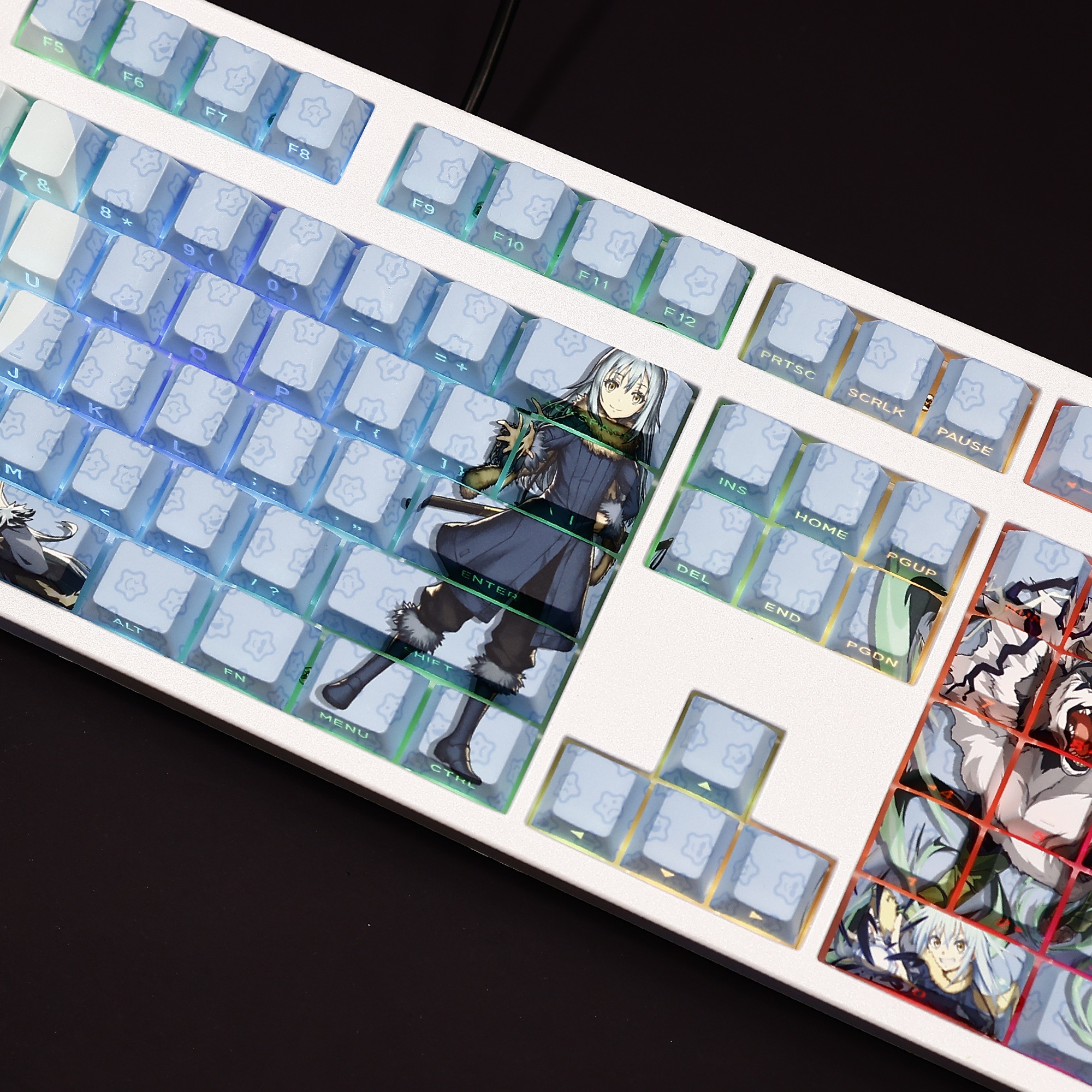 利姆魯透光RGB108鍵標準配列衛星軸鍵帽-ZUIHANG SHOP