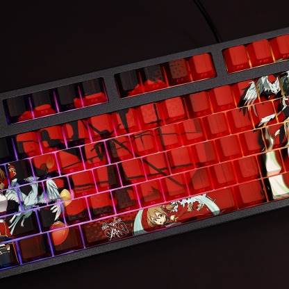 西莉卡透光RGB108鍵標準配列衛星軸鍵帽-ZUIHANG SHOP