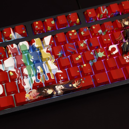 大鳴大放透光RGB108鍵標準配列衛星軸鍵帽-ZUIHANG SHOP