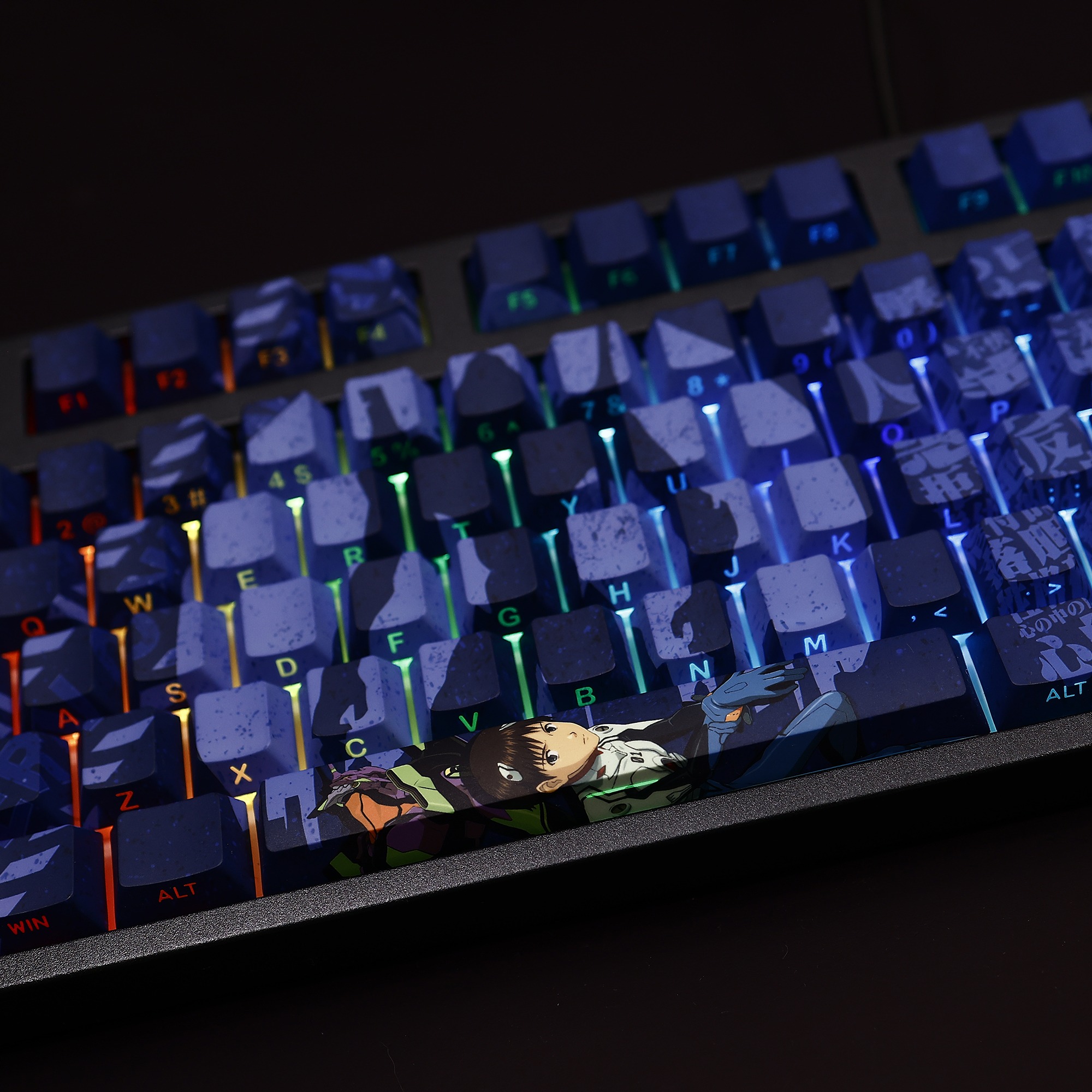碇真嗣透光RGB108鍵標準配列衛星軸鍵帽-ZUIHANG SHOP