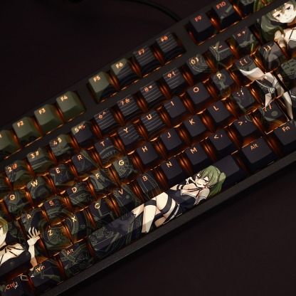 尤貝爾透光RGB108鍵標準配列衛星軸鍵帽