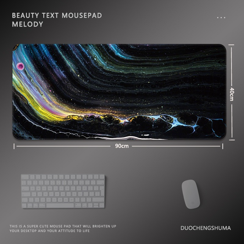 油畫暈染 主題桌墊 布質滑鼠墊-ZUIHANG SHOP