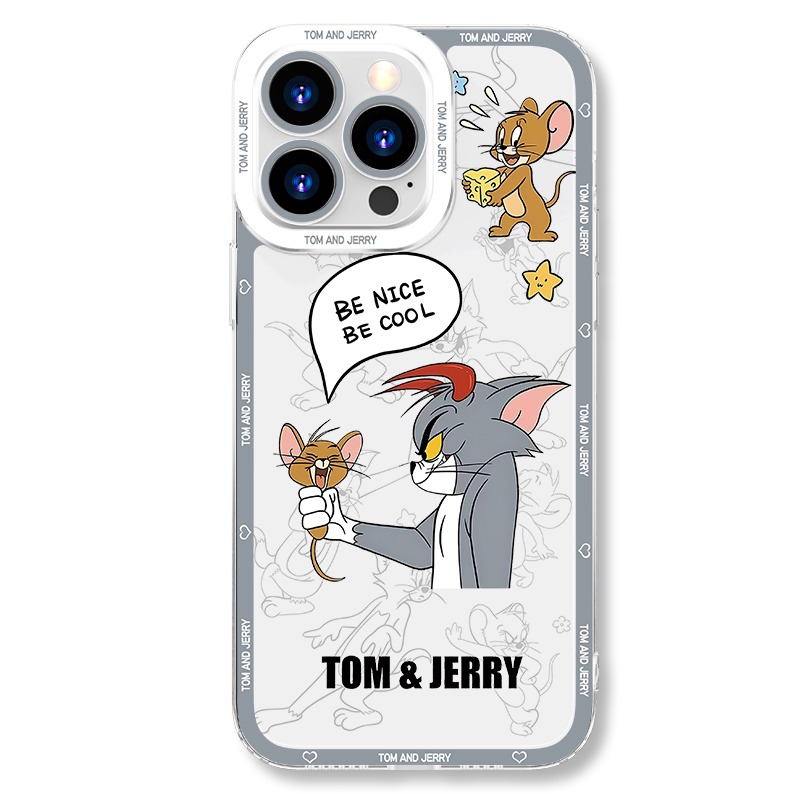 湯姆貓與傑利鼠天使眼透明防摔軟殼-ZUIHANG SHOP